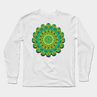 Organic Life Pattern Long Sleeve T-Shirt